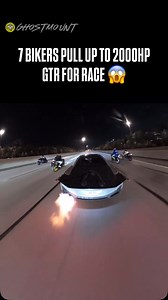 3.9K views · 46K reactions | BIKERS vs 2000HP GTR @theghostmount Who saw the wheely? POV: @theghostmount Driver: @art_is_fast #insta360 #60roll #streetracing #1320video #carbonfiber #ghostmount #1320 #gtr | GhostMount Inc. | Facebook
