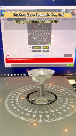 Dynamic balance test of turbocharger impellers - Zero Dynamic.