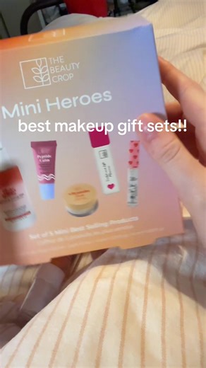 Beauty crop gift sets on sale!!!!! Such an easy and cute gift that they will love and they have loads of options for different budgets too! makeup gift sets, secret santa, stocking stuffers, stocking fillers #thebeautycrop #stockingfillers #stockingstuffers #tiktokmademebuyit #giftguide