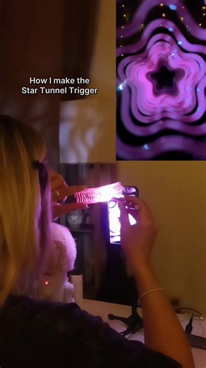 The shadow on the curtain behind 🤣 #asmr #bts #behindthescenes #relaxing #asmrvideo