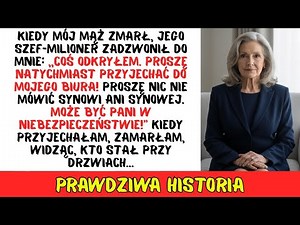 W dzień POGRZEBU mojego męża jego szef ZADZWONIŁ do mnie „Musi pani TO zobaczyć!”