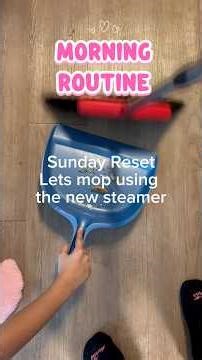First Time Using a Steam Mop… Did It Actually Work? 😳✨ #RealLifeMom