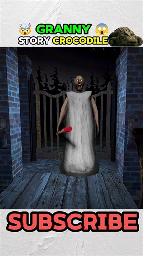 Granny’s Pet Crocodile Escaped! 🐊 #granny #horrorgaming #grandpa