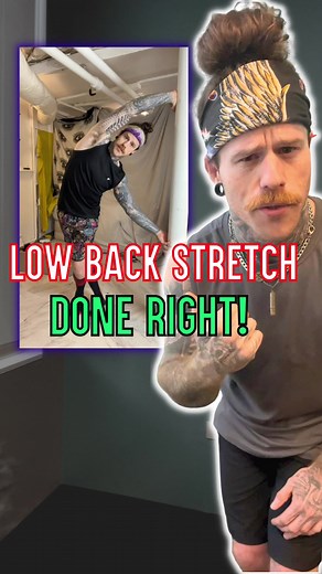 208K views · 5.7K reactions | ✅ LOW BACK STRETCH - DONE RIGHT ✅⚡️...