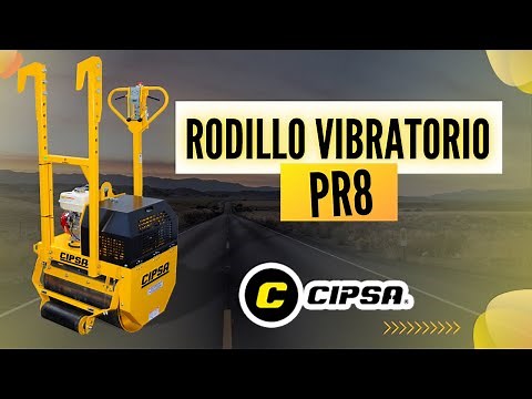 Rodillo vibratoria CIPSA modelo PR8 | Maquinco maquinaria