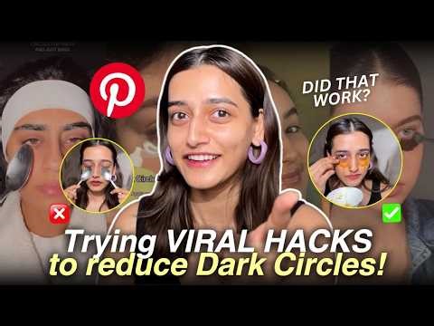 I Tried 5 Viral Dark Circle Hacks… Results Will Shock You 👀 | Aashi Adani