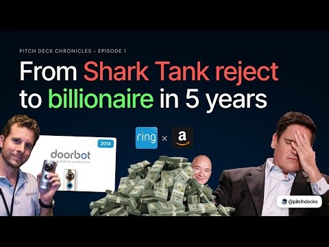 Ring's first pitch deck: from Shark tank reject to $1B exit