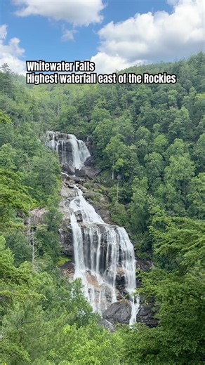 Whitewater Falls | Highest waterfall east of the Rockies #northcarolina #hiking #waterfall