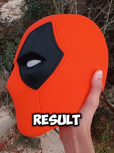 magnetic deadpool mask final pice #3dprintig #3dprint #deadpool #deadpoolmask #cool #marvel