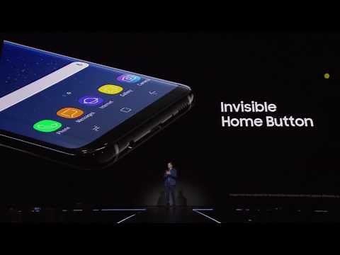 Where is Home Button in Samsung Galaxy S8 and S8+
