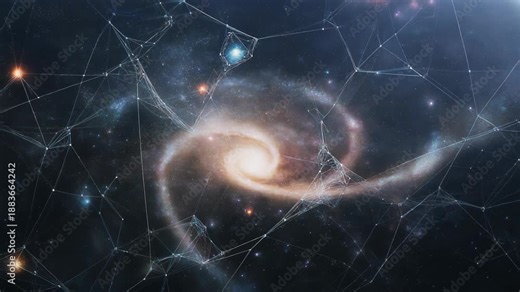 Cosmic Web Structure Visualization: Dark Matter and Galaxy Formation