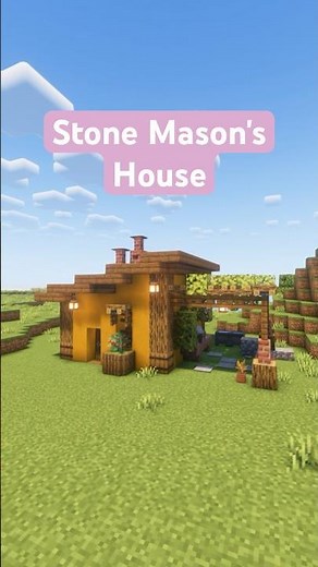 Minecraft Villager House: Stone Mason!