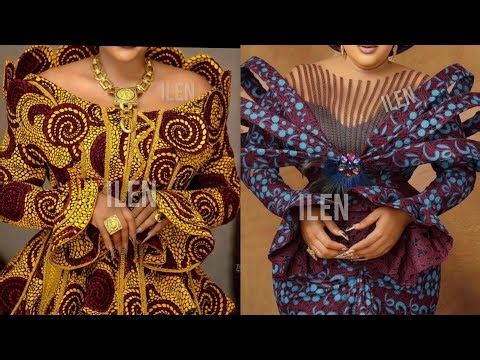 African Ladie's Wrapper Outfits: New Collections 2026 Ankara Wax Print Dress |Lace Blouse Designs