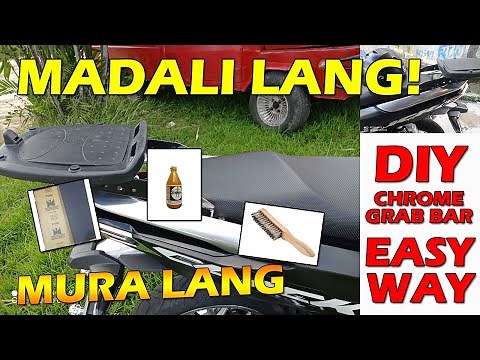 DIY CHROME GRAB BAR HONDA CLICK 125i/150i | TUTORIALS (TAGALOG)