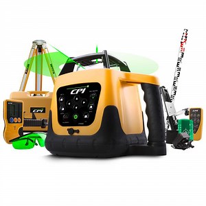 CPI CPI505G-KIT Industrial Green beam Rotary Laser Level With Tripod & Staff Kit