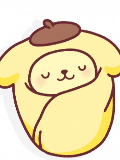 むにゃむにゃ…#ポムプリアニメ#ポムポムプリン#POMPOMPURIN#sanrio#폼폼푸린 | pompompurin