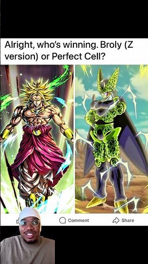 who win's Broly Z VS Super Perfect Cell ? #dbz #foryou #anime