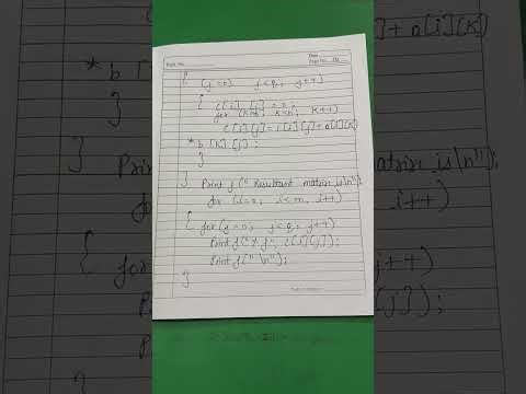 Practical - Programming in C 2nd sem