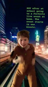 Rushing for Fortnite event