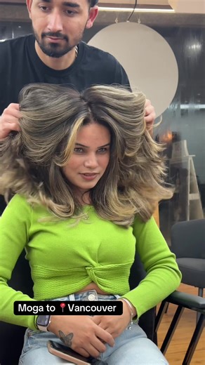 Hair color transformation❤️ • Booking- 778 839 0978 #robinhairspecialist #vancouverbc #surreyhairstylist #CapCut