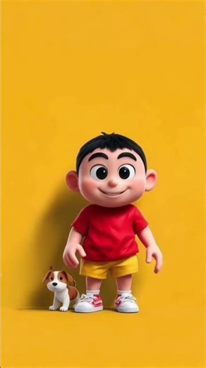 Cute 3D Cartoon Boy Thumbs Up | Viral Animation with Trending Indian Movie Music 2025