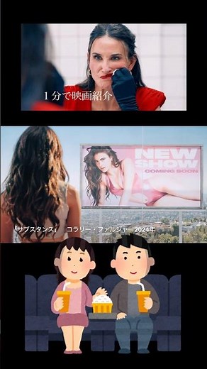 1分で映画紹介「サブスタンス」
