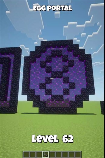weird nether portal design #minecraft #shorts #netherportal