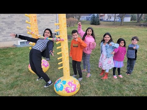 Limbo Gamplay Challenge - family fun activities with HZHtube Kids Fun
