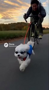 うちのわんちゃんもっと速かった（笑）🐕‼️