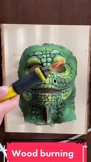 Practicing new tricks #fyp #fypシ #art #pyrography #pyrographyart #pyrographyartists #woodburningart #woodburning #artist