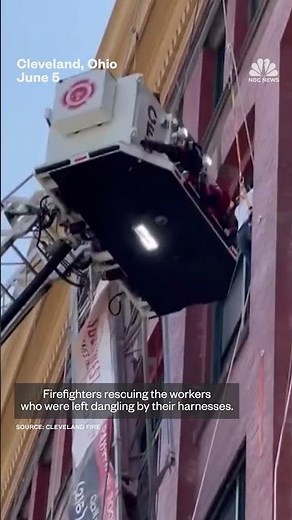 Construction workers rescued after scaffolding collapse