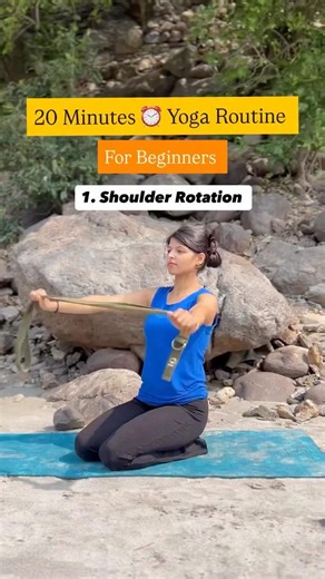 20 minutes yoga routine for beginners✅. #yoga #youtubeshorts #wellness #motivation #youtube
