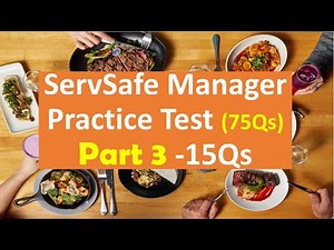 ServSafe Manager Practice Test - Part 3 | Servsafe manager 7th | Servsafe manager study guidle
