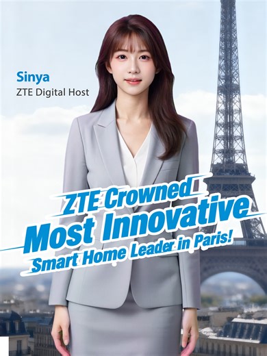 💥 BIG NEWS: #ZTE Crowned "Most Innovative" Smart Home Leader in Paris! The New-Gen AI Smart View won the top innovation award at #NetworkX 2025. ✅ Winning Tech: Dual-Brain, Dual-Screen Fusion ✅ Real Impact: Elderly Safety Boosted 30% ✅ Market Power: #1 Global Share Holder (100M annual units shipped!) ZTE is pioneering the smart, inclusive future. 🔗 https://bit.ly/3WZ1X2A #AISmartView #SmartHomeTech #AIInnovation | ZTE Corporation