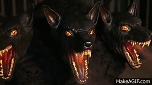 Cerberus 3-Headed Dog - Spirit Halloween on Make a GIF