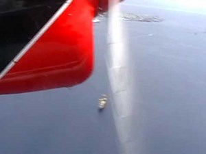 Maldives sea-plane take off and landing