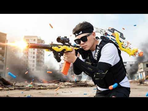 Nerf Gun War : SWAT Team Infiltrates Viper Collective Base For Elite Nerf Guns Rescue Mission