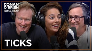 17K views · 281 reactions | Sound Engineer Eduardo reveals that, when designing the Team Coco Podcast studio, he was told not to give Conan any kind of buttons to play with. So naturally, now Conan wants a button. | Team Coco | Facebook