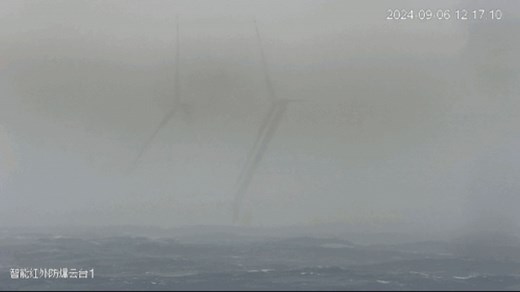 Mingyang’s OceanX wind turbine withstands ‘super typhoon’ Yagi impact