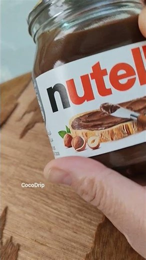 Nutella deep #asmr #hashtag #shorts #food #chocolate