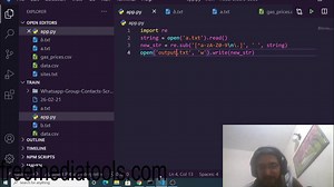 Python 3 Script to Remove Special Characters From Text File Using Regular Expression Full Project