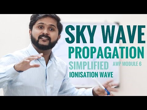 Sky Wave Propagation | Ionospheric layer formation, Wave propagation | Simplified | AWP Module - 6