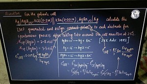 Question for the galvanic cell... | Filo