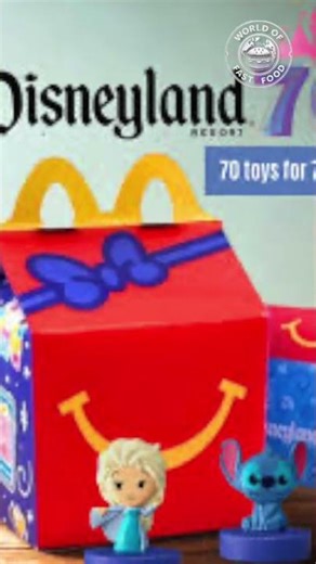 🏰 McDonald’s x Disneyland 70th Anniversary Collection! 🎉✨