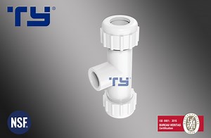 [Hot Item] Plumbing Supply CPVC/PVC-U Piping Systems Csh40 Compression Tee Pipe Fitting
