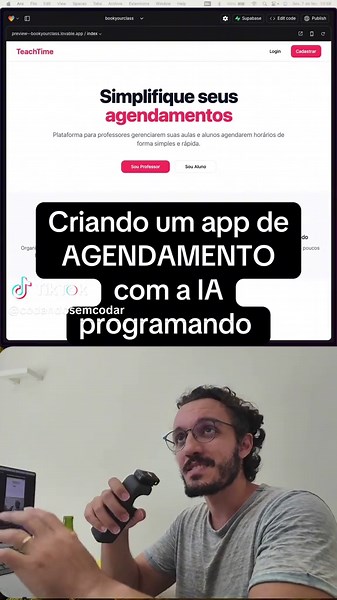 Criar um app de agendamento com inteligência artificial, sem programar. Dessa vez algo me surpreendeu. #fyp #app #inteligenciaartificial
