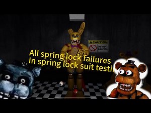 All spring lock failures in spring lock suit testing