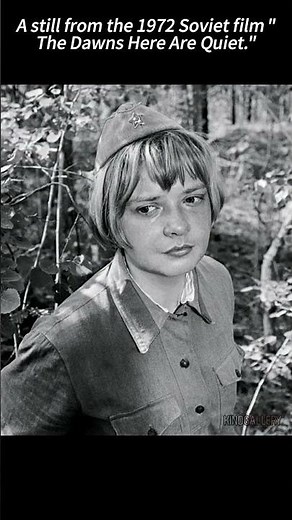 A still from the 1972 Soviet film "The Dawns Here Are Quiet."