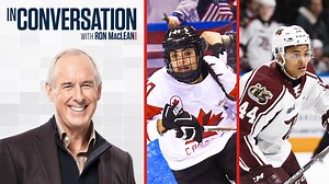 4.5K views · 19 reactions | Olympian Sarah Nurse and Los Angeles Kings prospect Akil Thomas join In Conversation with Ron MacLean to discuss their experiences with hockey and how they can be advocates for change in the community. | Sportsnet | Facebook