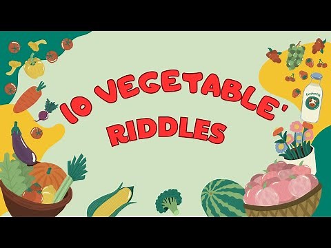 10 Vegetable Riddles l Riddles with answers for Kids 2 | Kidty Teaching